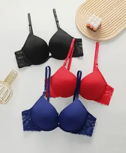 Three-color multi-piece set, comfortable bust-lifting and tightening, new style 2026 Minimalist Women push up bra