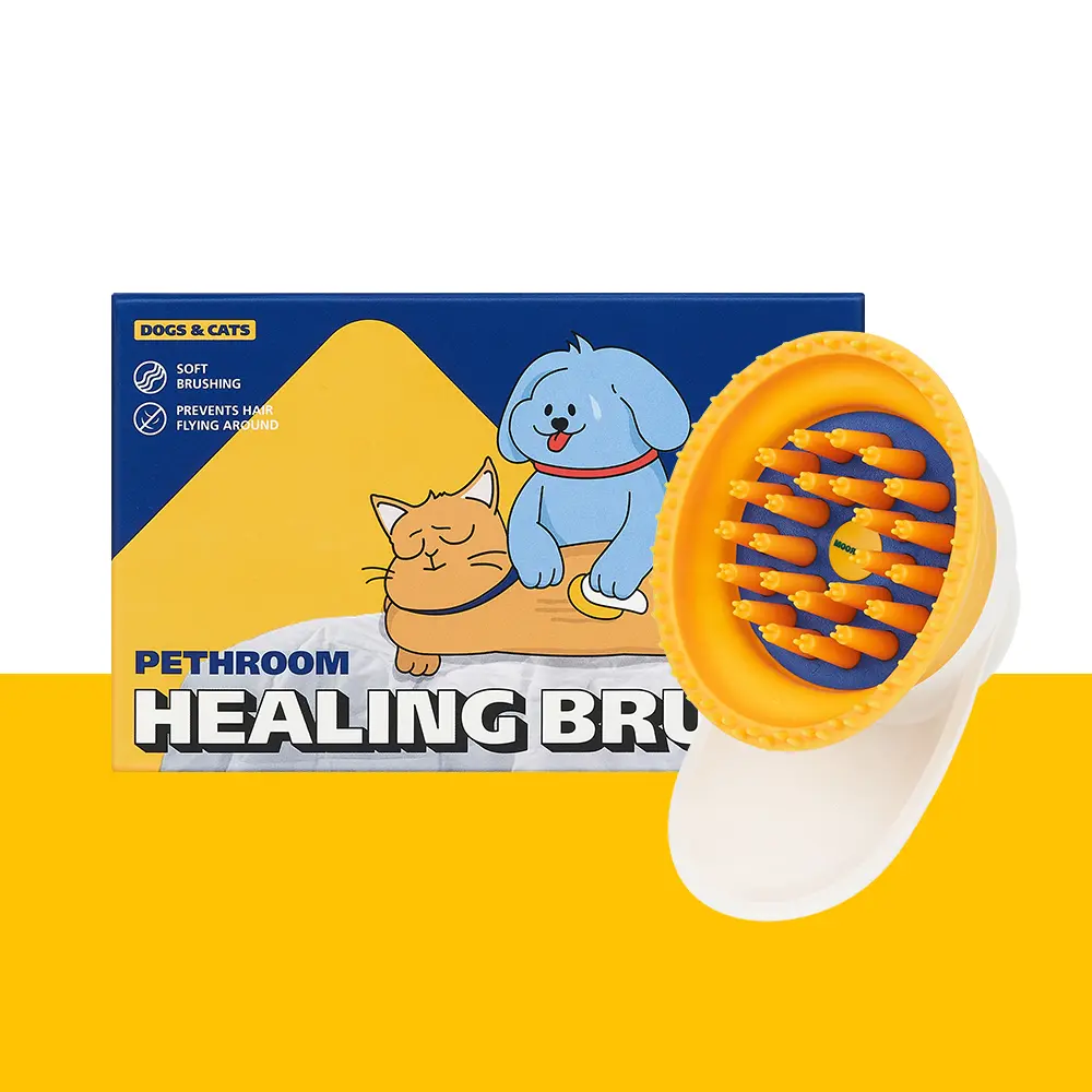 PETHROOM Healing Brush for Shedding Cats & Dogs PETHROOM Healing Brush for Shedding Cats & Dogs