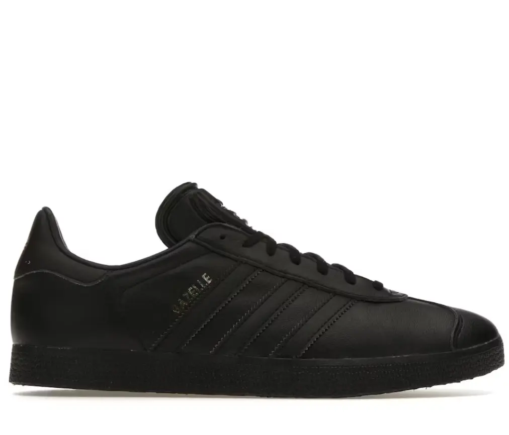 adidas Gazelle Black/Black-Gold Metallic