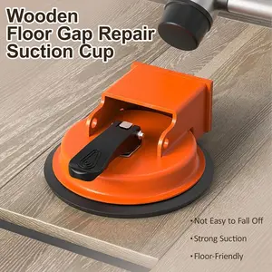 Upgraded floor gap repair tool - suction cup With black cushion pad, heavy-duty repair tool, Repaired floor worker set, iron and silicone repair tool kit, Gap tool