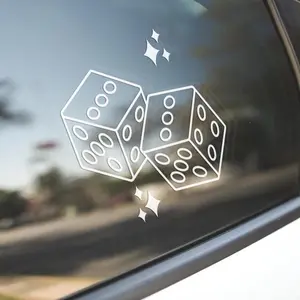 Lucky Dice Vinyl Decal Car Sticker