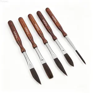Multipurpose Portable Pinstriping Painting Brushes Yutiars 5Pcs High Precision Detail Drawing Brush for Hobby Art Decoration