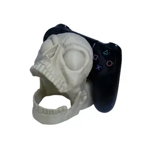 Screaming Skull Controller Holder – Fits PS5 & Xbox Series X/S – 3D Printed Gaming Decor