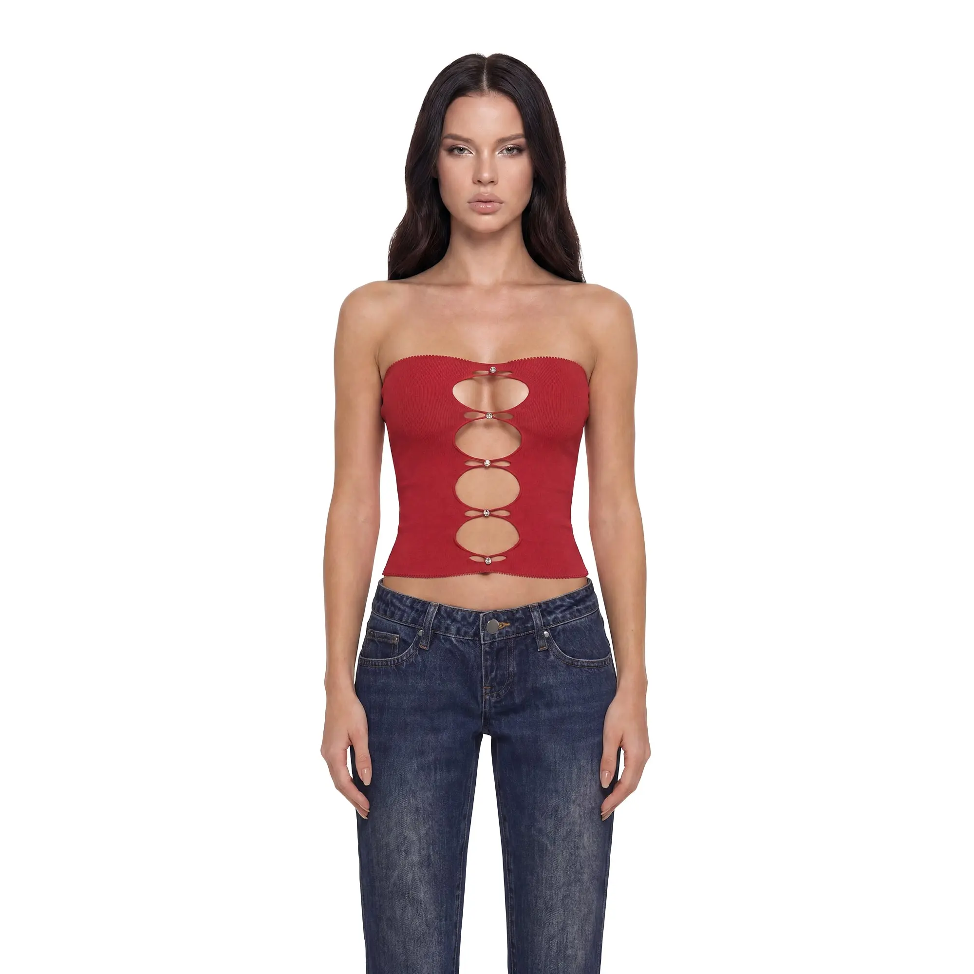 Arch Enemy Tube Top - Red