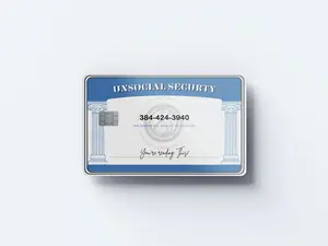 Unsocial Security Card - Credit/Debit Card Cover