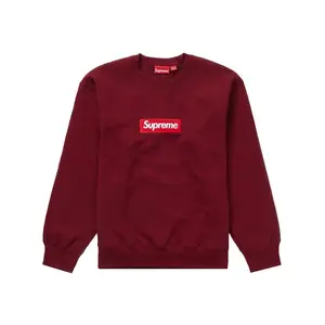 Supreme Men's Box Logo Crewneck (FW22) Cardinal, from StockX