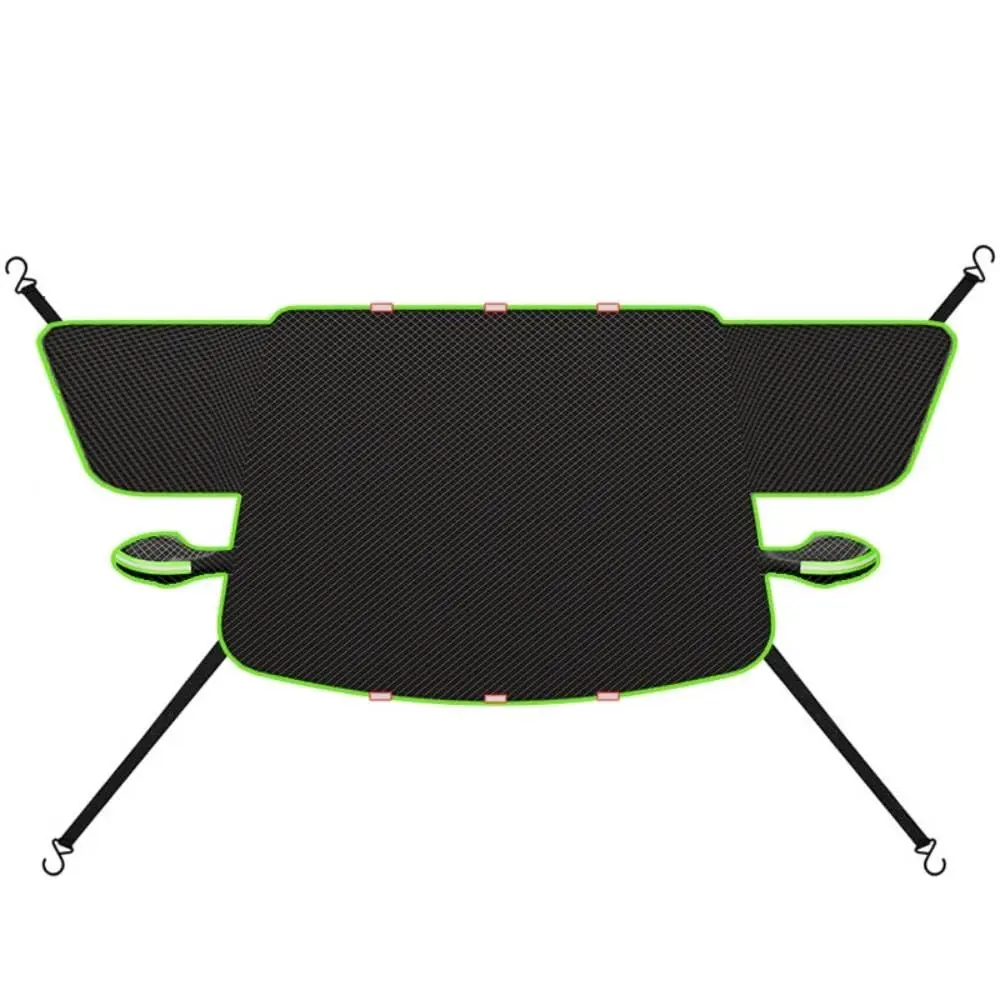 Windshield Cover for Ice and Snow, Magnetic Windshield Snow Cover for Sedan, SUV, Truck, Car Winter Accessories, Oxford Fabric (Green)