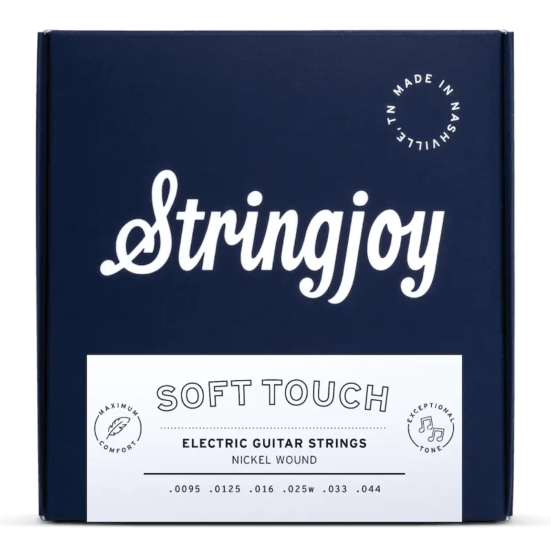 Stringjoy 9.5-44 Soft Touch Nickel Wound Electric Guitar Strings Stringjoy 9.5-44 Soft Touch Nickel Wound Electric Guitar Strings