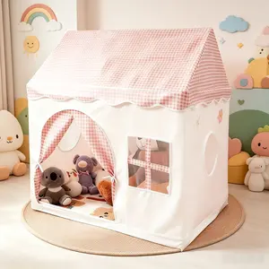 Kids' Toy Castle |  Floral Playhouse | Pretend Play Tent | Secret Base & Sleep Tent | Outdoor Beach Toy | Ideal Xmas Halloween Gift | No Accessories
