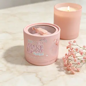 Cute Pink Peach Fluffy Highlighter Puff with Girly Pinky Box, Shimmer Glitter Powder Ball for Face & Body, Long-Lasting Shimmer Makeup Ball Sparkle Glow Ball for Daily & Party Makeup Cute Gift for Her
