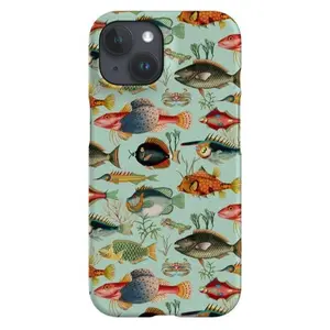 Vintage Sea Fish By Uta Naumann Phone Case  Ocean Coral Reef Creatures