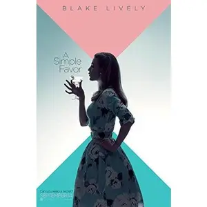 A SIMPLE FAVOR 13.5"x20" Original Promo Movie Poster 2018 Black Lively