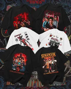 Stranger Things 5 Tee T-Shirt, Steve, Vecna, Hellfire Club Shirt, All Friends Welcome Tshirt, One Las Aventure Graphic Tee