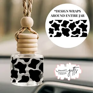 Cow Print Wrap Around Car Air Freshener Cow Print Wrap Around Car Air Freshener