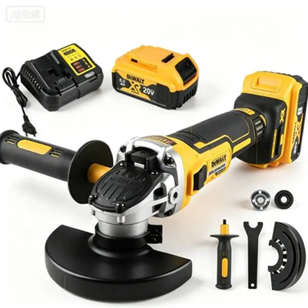 DEWALT DCG405NT  20V Max XR Brushless 125mm Angle Grinder ( Only), Ideal For Fabricators & Contractors, Delivers Rugged Jobsite Durability, Quick Wheel Change, And Precision Control For Heavy-Duty Material Removal complete kit charger confine portable