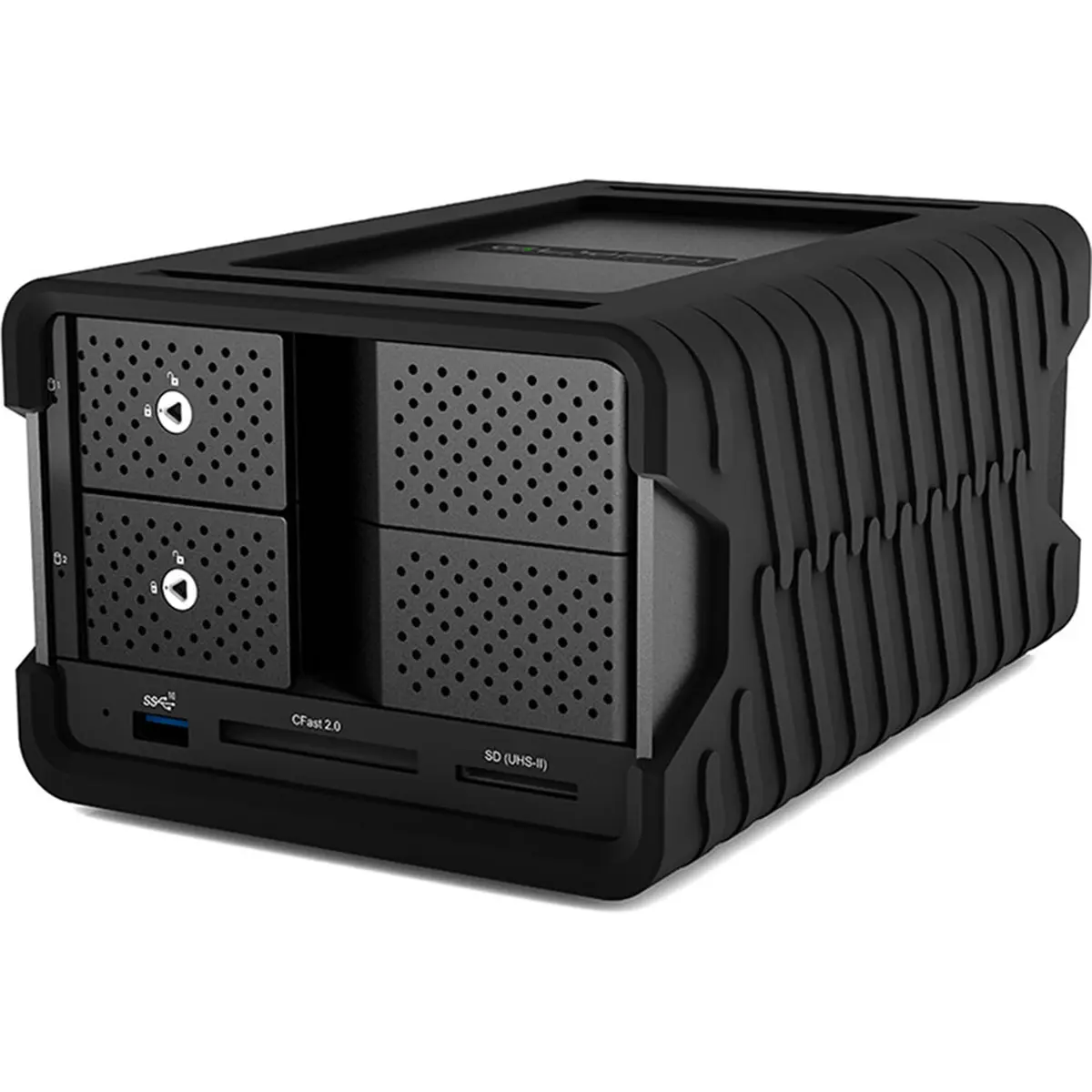 Glyph Technologies Blackbox PRO RAID 44TB (2x22TB) 2-Bay Thunderbolt 3 RAID Array with Hub