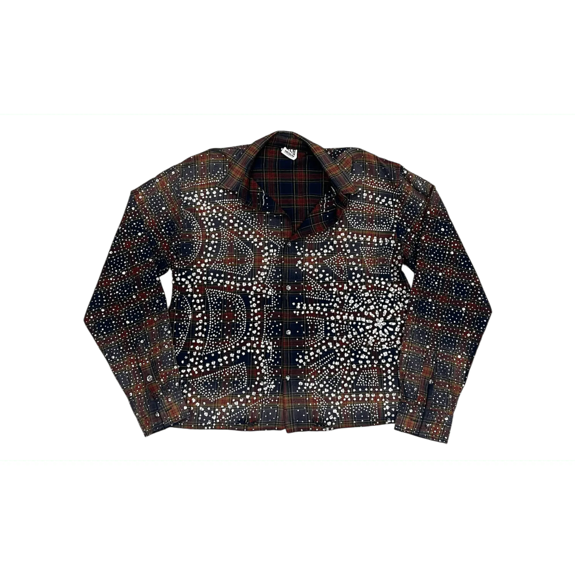 1235187 Vale Purple Fever Rhinestone Flannel (Preowned)