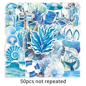 50pcs Happy Birthday Stickers, Colorful Party Waterproof Vinyl Decals, Cute Birthday Cake Balloon Stickers, Birthday Gift Pack for Teens Adults, Sticker Packs