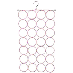 Paper Rope Parrot Climbing Net with 28 Circles | Bird Training Perch & Swing Toy for Cage Decor & Boredom Relief