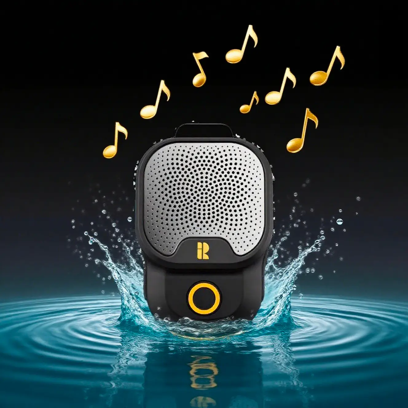 Mini Wearable Bluetooth Speaker, 30 Hours of Playtime Clip On Speaker Built-in ENC Mic, IPX7 Waterproof, Bluetooth V5.3, TWS Portable Speaker