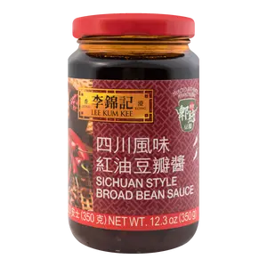 Lee Kum Kee Sichuan Style Chili Bean Paste (Doubanjiang) - Authentic Hong Kong Flavor, 350g Jar - Spicy & Savory Condiment for Stir-fries, Noodles, and Dips