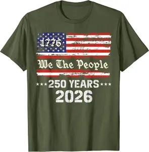 250th Anniversary America USA Birthday 2026 T-Shirt