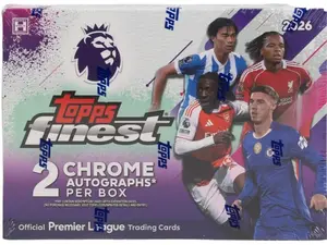 2026 Topps Finest Premier League EPL Soccer Hobby Box