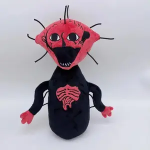 Scary Monster Plush Toy – Red & Black Soft Horror Plush Doll Fun Collectible Gift for Kids Teens