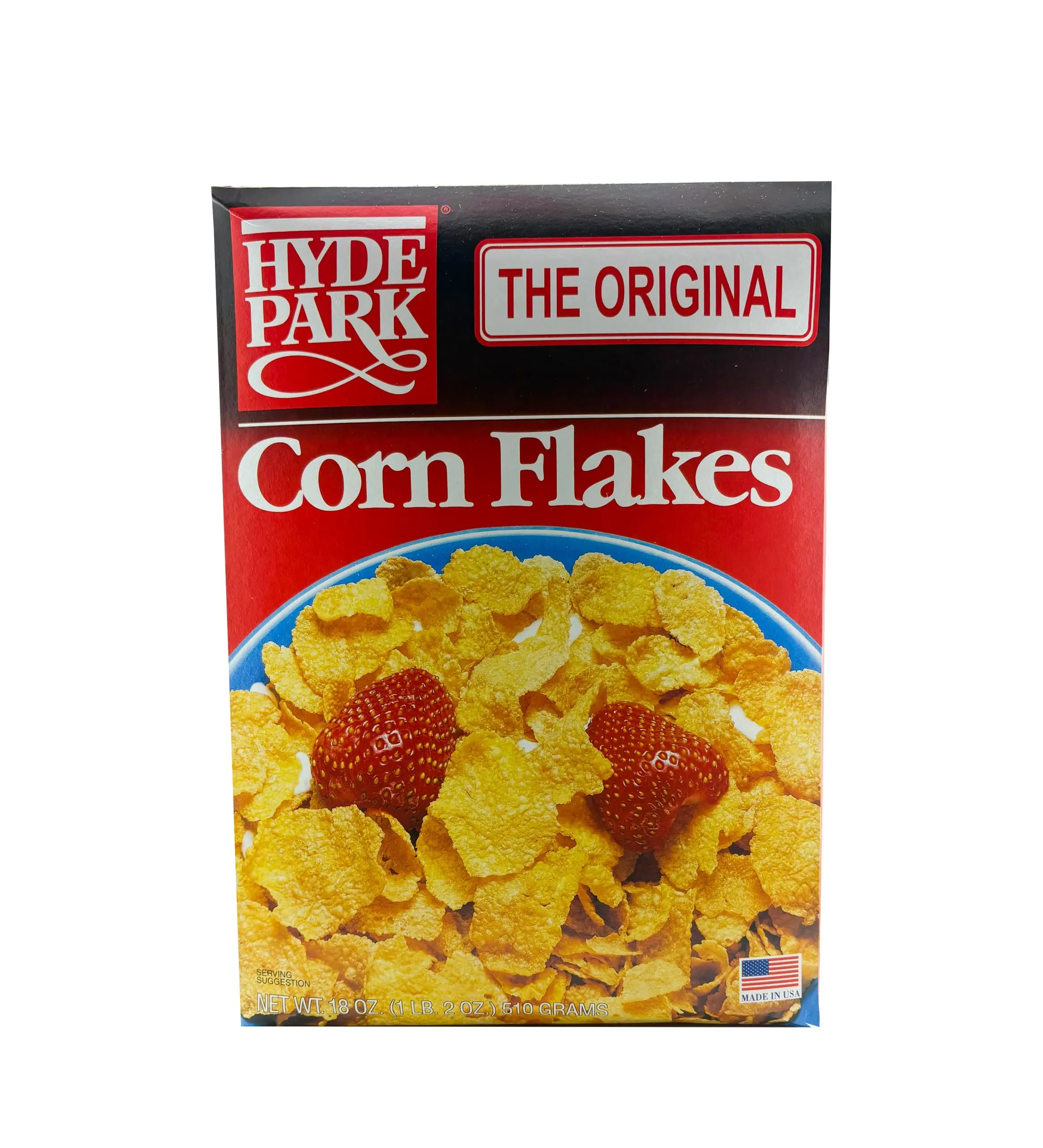 Hyde Park The Original Corn Flakes - Classic Breakfast Cereal with Crunchy Texture and Sweet Flavor