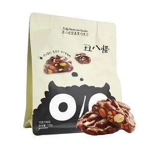 GOLDENMONKEY Ugly Delicious Dark Chocolate Nuts & Freeze Dried Strawberry 120g | Pure Cocoa Butter, 0 Trans Fat, Pistachio, Almond