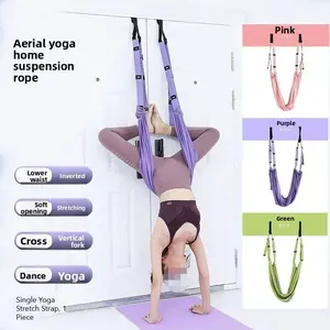Shoulder Back Posture Corrector Stretch Band, Home Waist Backbend Trainer, Door Hanging Aerial Yoga Inversion Rope, Yoga Equipment
