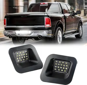 LED License Plate car Light Accessories For 2003-2018 Dodge Ram 1500 2500 3500 Led License Number Plate Light White Lamp Assembl