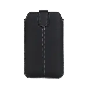 Cell Phone Pouch PU Leather Belt Loops Hook and Loop Fastener Velcro Carrying Perfect For Outdoor Daily Use For iPhone17/16 Pro Max/Samsung S25 Ultra/Google Pixel For Man