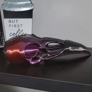 3D printed raven skull Handmade