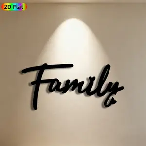 1pc Family Metal Wall Art, Heartwarming Family Statue Mural, Ideal Gift for Christmas, New Year, Family Decor Enthusiasts, Rust-Resistant Metal Wall Decor Wall Sculptures, Perfect for Home Wall & Garden Fence, Sentimental Home Accent Enthusiasts