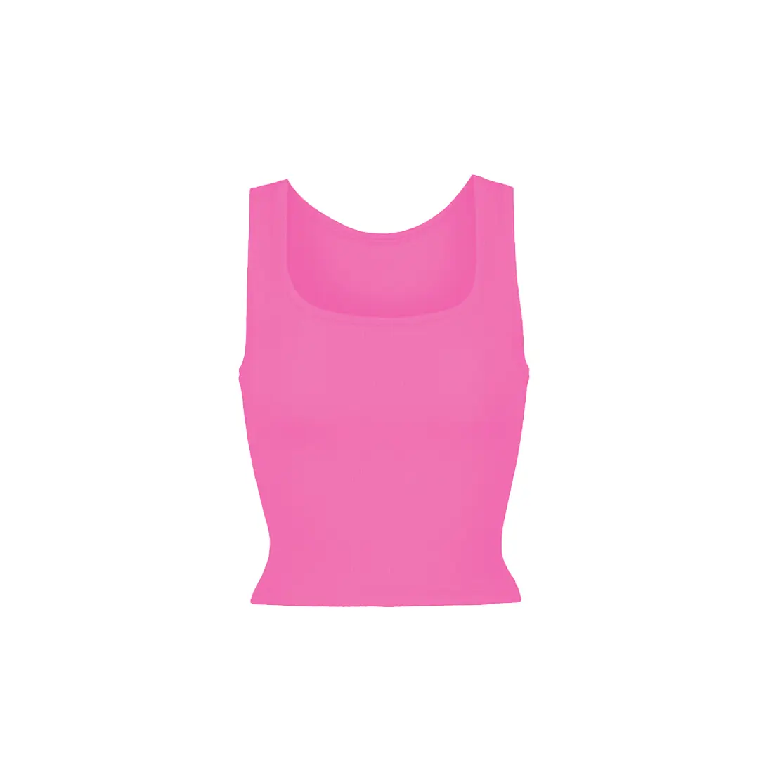 Ribbed Tank - Blush