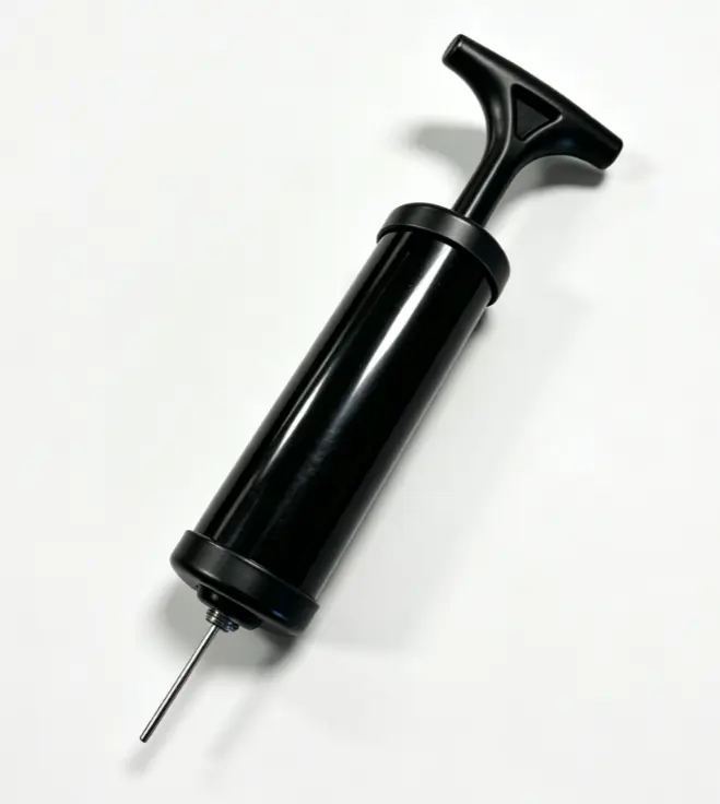 Black Manual Hand Ball Pump with Inflation Needle for Basketball Volleyball Soccer