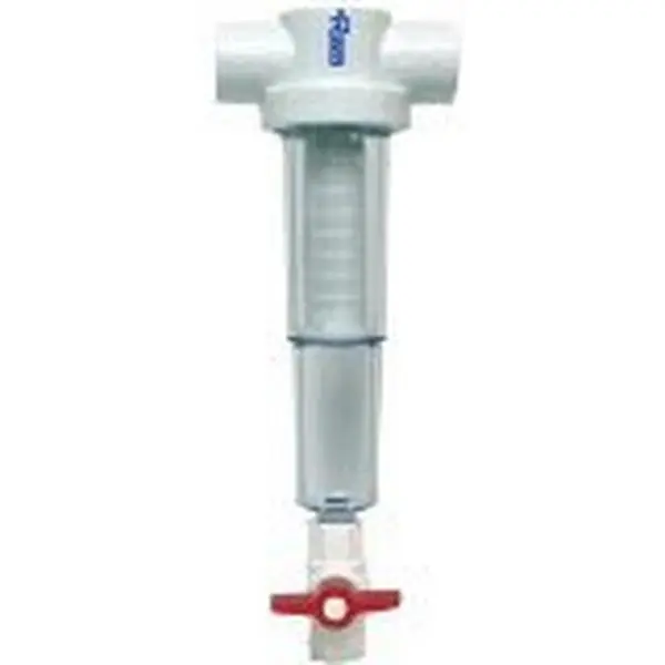 Rusco 3/4" Sediment Trapper with Flush Valve - Polyester or Stainless Steel