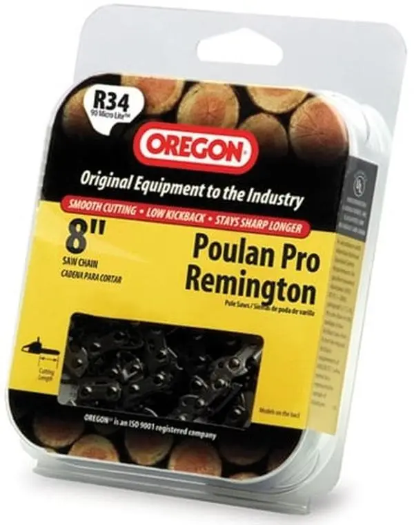 Oregon Premium Micro Lite Saw Chain R34 - 8" Saw Chain, Carded, Fits Poulan and Remington Brands, Smooth Cutting, UL Classified
