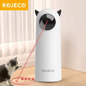 Automatic Laser Cat Toy — 360° Rotating  Auto Shut-Off, Interactive Cat Toy