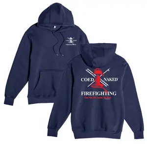 Coed Naked Firefighting Hoodie