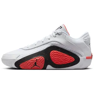 【Jordan】Tatum 2 Mid Basketball Shoes for Men and Women with Cushioning and Durability in White-Red Trending Shoes, House White Official Shoes to Get / Maison Mihara