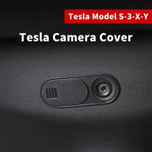 Tesla Camera Cover for Model S-3-X-Y 2-Pack ABS Plastic Privacy Protection with 3M Tape for Secure Fit