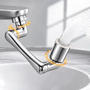 1440° Rotatable Faucet Aerator Extension for Toddlers,  Rotatable Faucet Sprayer With Dual Water Outlet Mode, Tap Head Replacement for Smart Face Washing