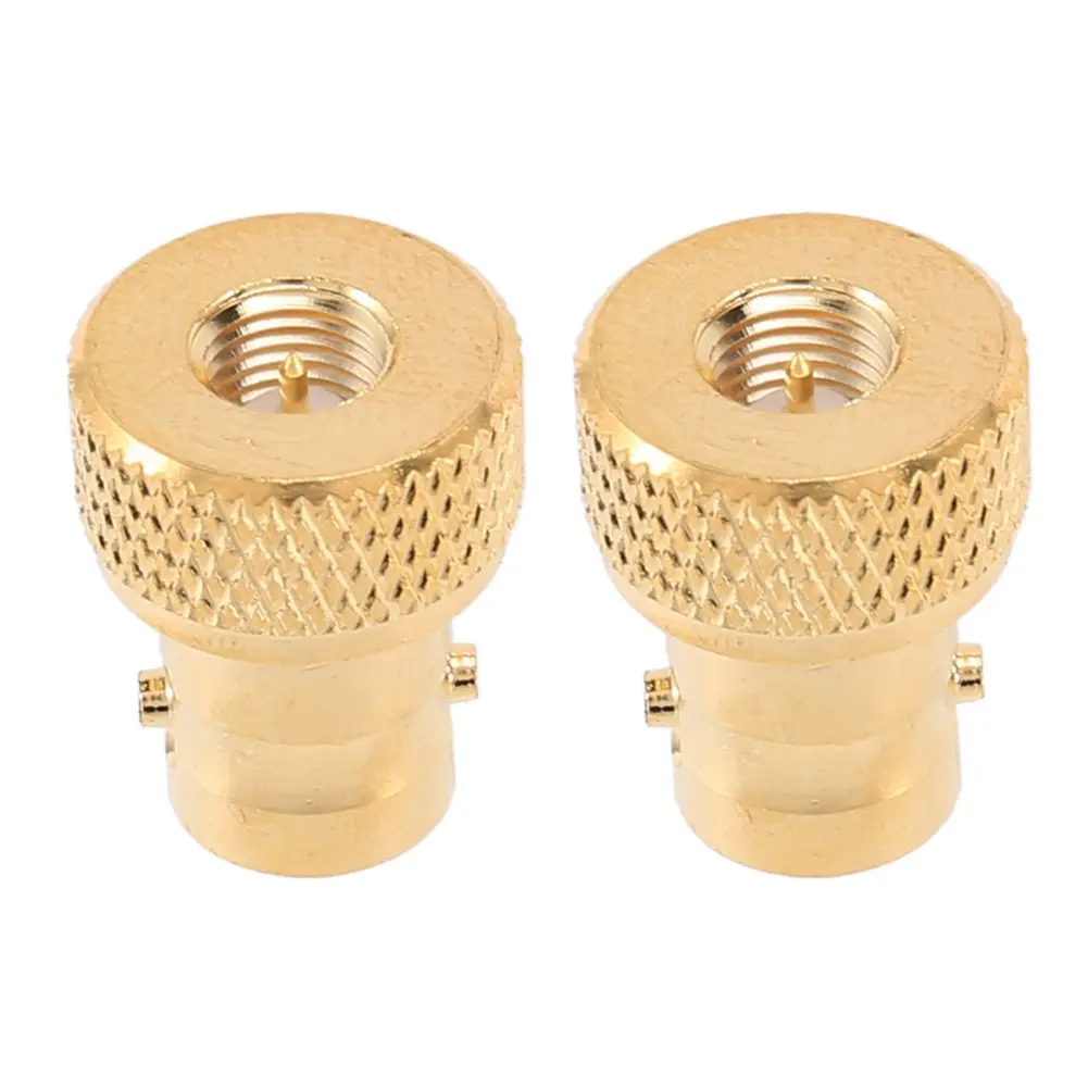 2 x SMA Male to BNC Female Straight RF Coaxial Connector, 1.8 x 1.5cm Metal 24G Adapter for Light Shooting (Vacuum & Floor Care Home Appliance Accessory)