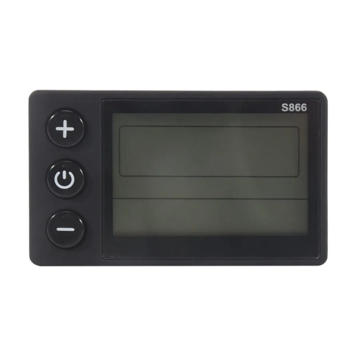 S866 Electric Bike LCD Display E-Bike Electric Scooter Display Meter Control Panel with Waterproof Plug