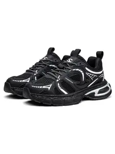 HOBIBEAR Men's shoes trend retro sports shoes men's running shoes youth casual shoes dad shoes