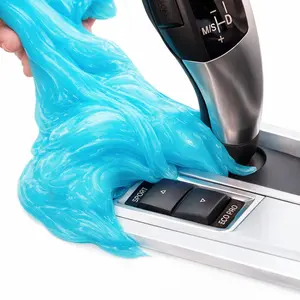 Car Cleaning Gel Clean Putty Interior Cleaner Slime Putty Auto Detailing Tools Kit Supplies Accessories Perfect Dust Remover Keyboard Cleaner Reusable Safe Scented Formula for Car & Home Use Natural Materials Light Lavender Scent Multi Surface Versatility