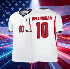 2026 England Home No. 10 Bellingham Short-Sleeve Soccer Jersey Breathable