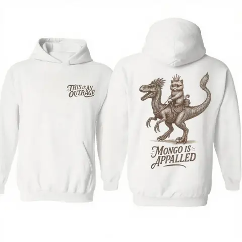 Princess Donut & Mongo 2 Sides Hoodie, Dungeon Crawler Carl Tee, Fantasy Book Shirt, Geek Cat Lover, Unisex Sweater Pullover Tee